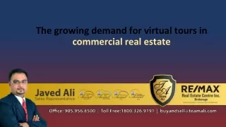 The growing demand for virtual tours in commercial real estate