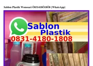 Sablon Plastik Wonosari O8౩l_4l8O_l8O8[WA]