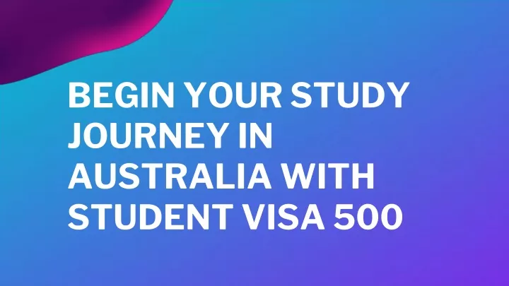 begin your study journey in australia with