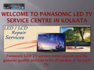 Panasonic LED TV Service Centre in Kolkata