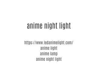 anime light