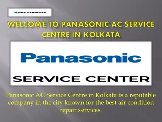 Panasonic AC Service Center in Kolkata
