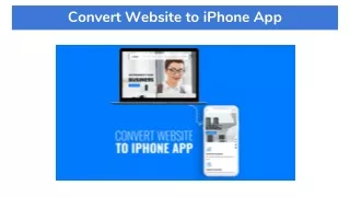 Convert Website to iPhone App