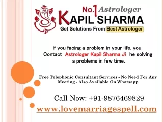 Vashikaran Specialist in Hyderabad - 24x7 Astrology supper | Call  91-9876469829 - India