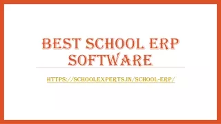 best school erp software