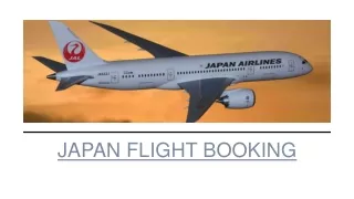 How to book flight tickets on Japan Airlines?