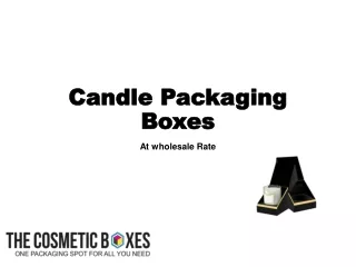 Candle Boxes packaging