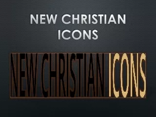new christian icons