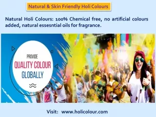 natural skin friendly holicolours