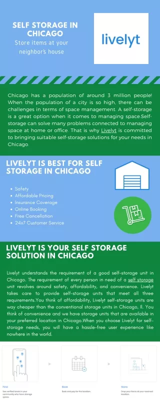 self storage in chicago store items at your