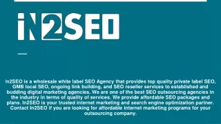 i n2seo is a wholesale white label seo agency