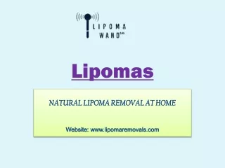 A Lipoma Removal Option at Home