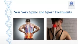 New York Spine and Sport Treatments