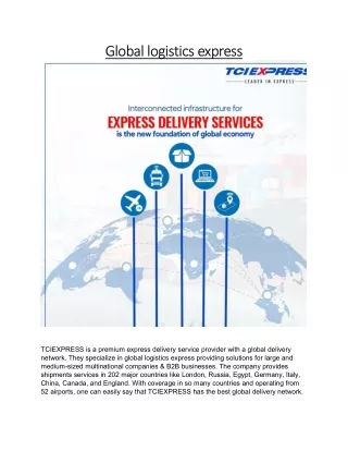 global logistics express global logistics express