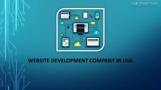 Web Designing Services in USA