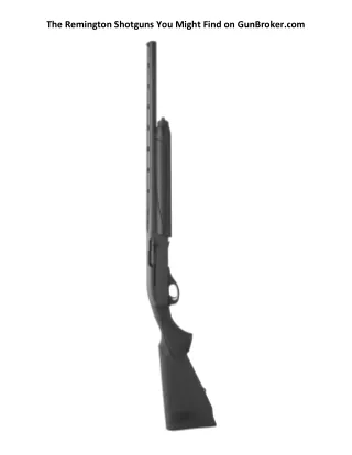 the remington shotguns you might find