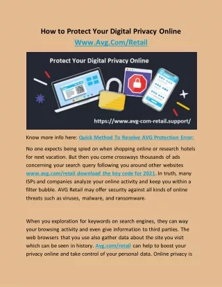 how to protect your digital privacy online
