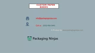 custom paper boxes