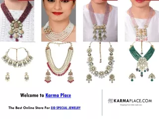 Eid Special Jewelry | Indian Jewellery Set - KarmaPlace
