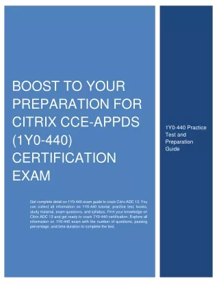 boost to your preparation for citrix cce appds