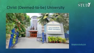 christ deemed to be university
