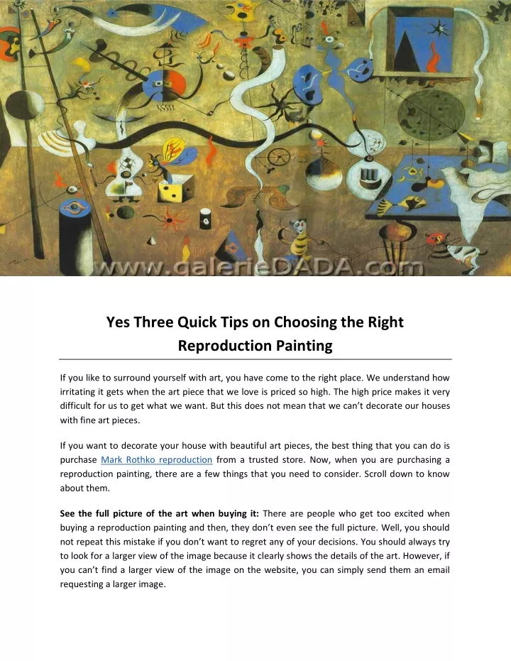 yes three quick tips on choosing the right