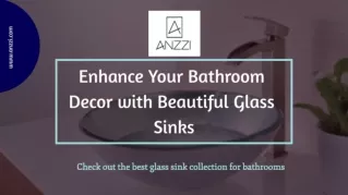 Enhance Your Bathroom Decor with Beautiful Glass Sinks