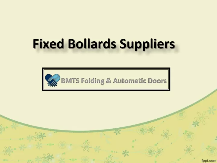 fixed bollards suppliers