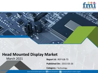 head mounted display market march 2021