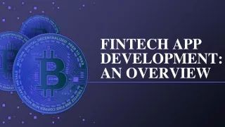 fintech app development an overview