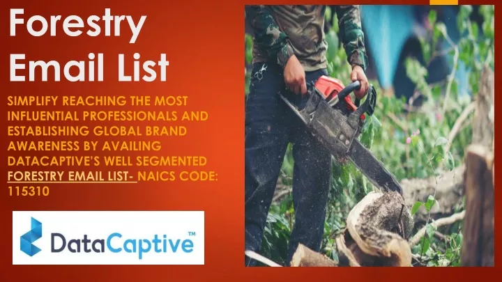 forestry email list