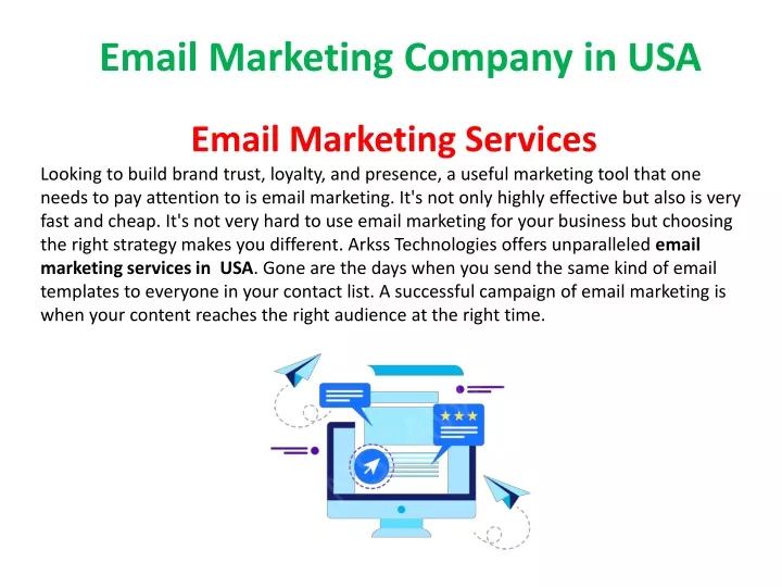 email marketing company in usa