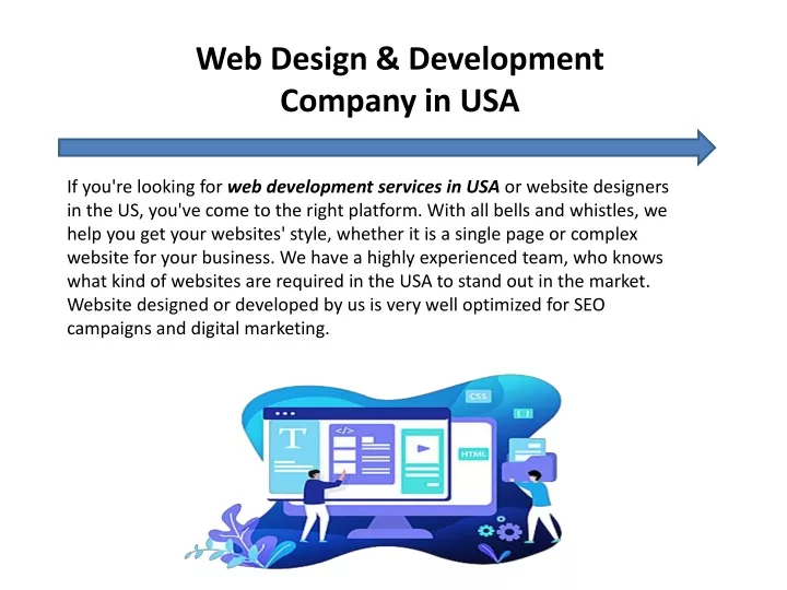 web design development company in usa