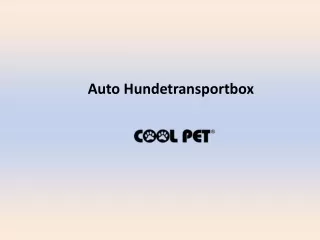 Auto Hundetransportbox