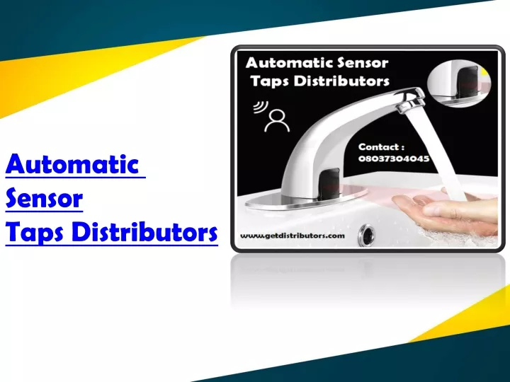 automatic sensor taps distributors