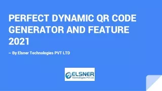 perfect dynamic qr code generator and feature 2021