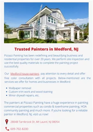 Trusted Painters in Medford, NJ