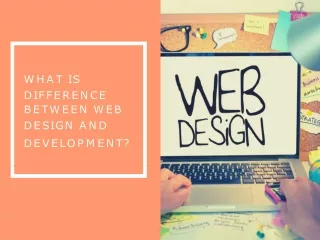 What is difference between website design and development.