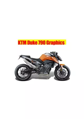 KTM Duke 790 Graphics