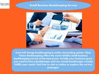 Small Business Bookkeeping Service