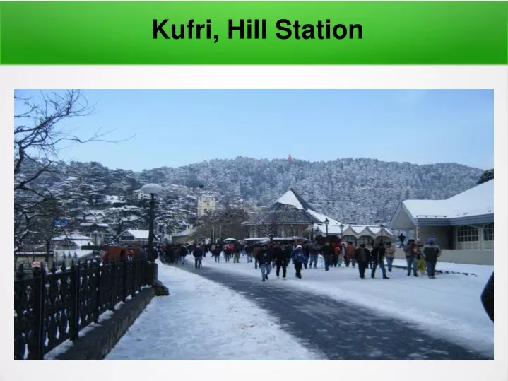 kufri hill station