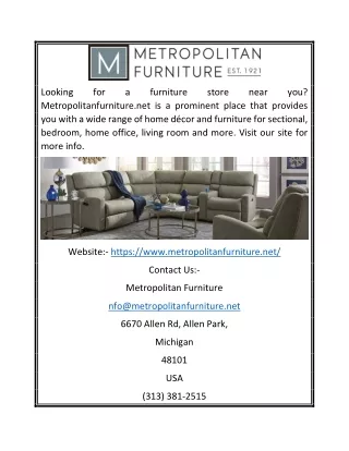 Sectionals Near Me | Metropolitanfurniture.net