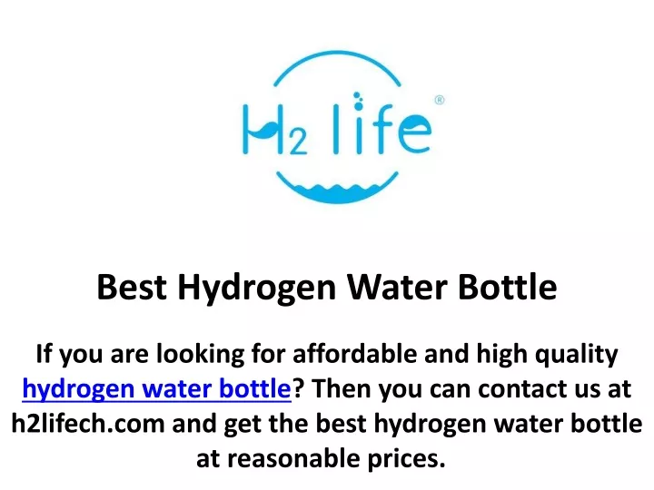 best hydrogen water bottle