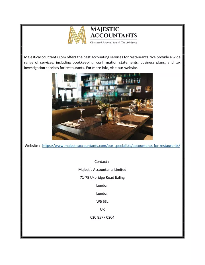 majesticaccountants com offers the best