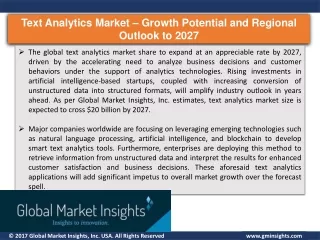 text analytics market growth potential