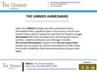 reservations ahmedabad@ummedhotels com phone