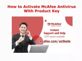 Mcafee.com/Activate - Enter Product Key - Activate McAfee Subscription
