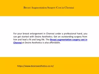 breast augmentation surgery cost in chennai
