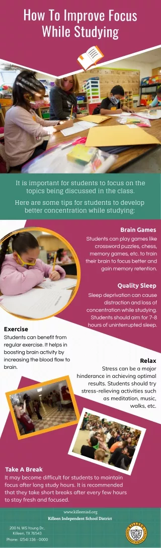 how to improve focus while studying