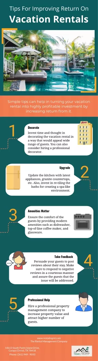 tips for improving return on vacation rentals